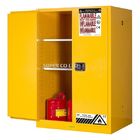 خزانات مقاومة للحريق باللون الأصفر LAB ، خزانة تخزين 45 جالون ، خزانة تخزين كيميائية للسائل القابل للاشتعال