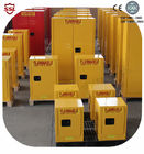 الفولاذ المقاوم للصدأ المغلفة خزانات التخزين الكيميائية مسحوق أصفر قابل للاشتعال للمختبر / مقعد أعلى