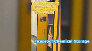 تعمل خزانة السلامة من الحرائق EN 14470-1 Type 90 من WUXIsuper على تعزيز التوافق مع أنظمة التخزين الخطرة