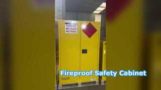 خزانة أمان مقاومة للحريق عالية الكفاءة سعة 45 جالونًا