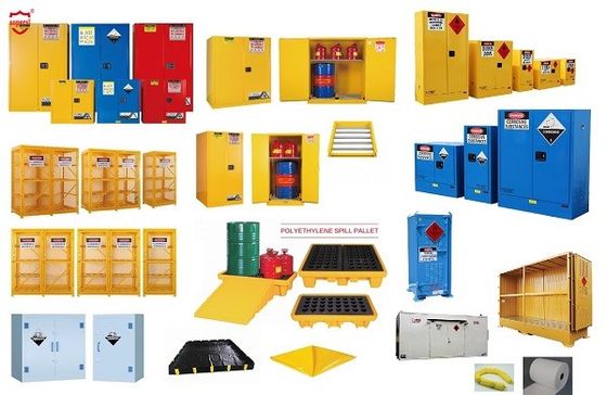 شراء خزانة تخزين المواد الكيميائية ببابين مع ميزة مقاومة الحريق بمقبض غائر التصنيع عبر الإنترنت