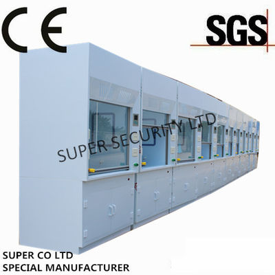 شراء طاولة عمل مجوفة بقناة بولي معمل غطاء دخان كيميائي / خزانة مع زجاج مقوى للاختبار ، استخدام معمل لأمريكا الجنوبية التصنيع عبر الإنترنت