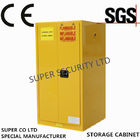 مقعد أصفر علويّ قابل للاشتعال تخزين خزانة SSM100004P لمختبر
